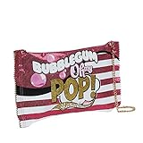 Oh My Pop! Bubblegum-Bolso Bandolera Bubblegum, Rosa, 30 x 18.5 cm