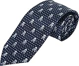 HOWARDS Corbata microfibra jacquard, presentada en caja de regalo. (CALAVERA)