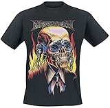 Megadeth Flaming Vic Camiseta Negro M